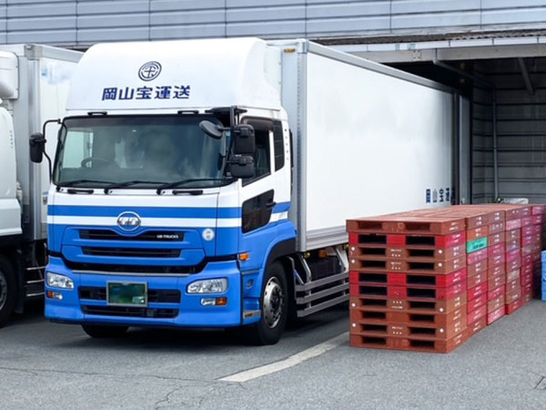 株式会社岡山宝運送/食品輸送の定期便は長く安定して働いていただける大型トラック運転手